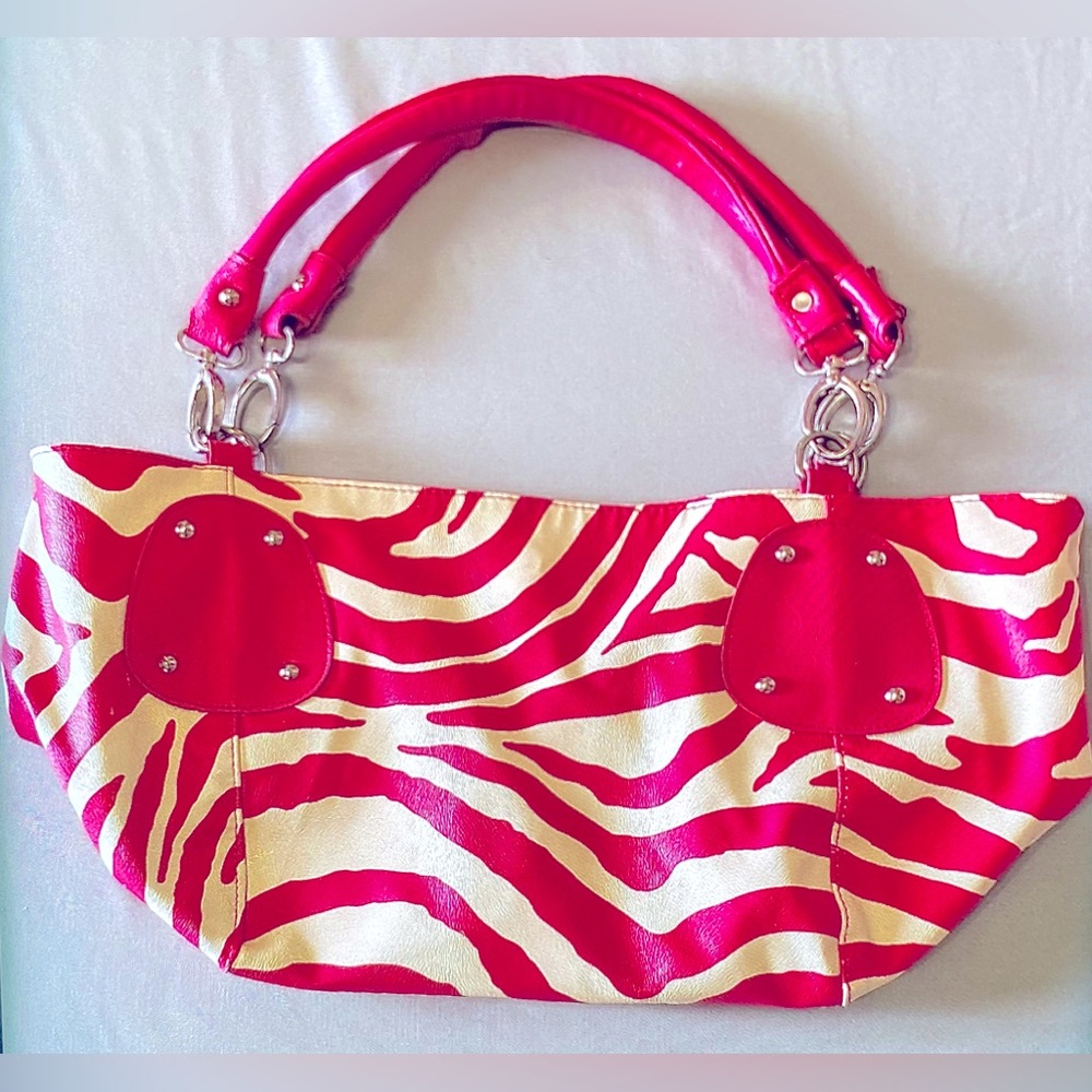 Animal print faux leather purse